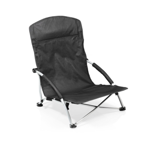 Picnic Time Oniva By  Tranquility Portable Beach Chair In Black