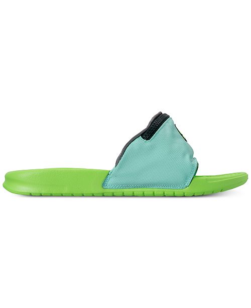 Nike Men&#39;s Benassi JDI Fanny Pack Slide Sandals from Finish Line & Reviews - Finish Line ...
