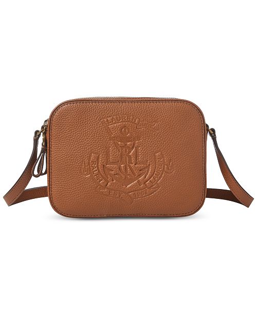 Lauren Ralph Lauren Huntley Camera Leather Bag & Reviews - Handbags ...