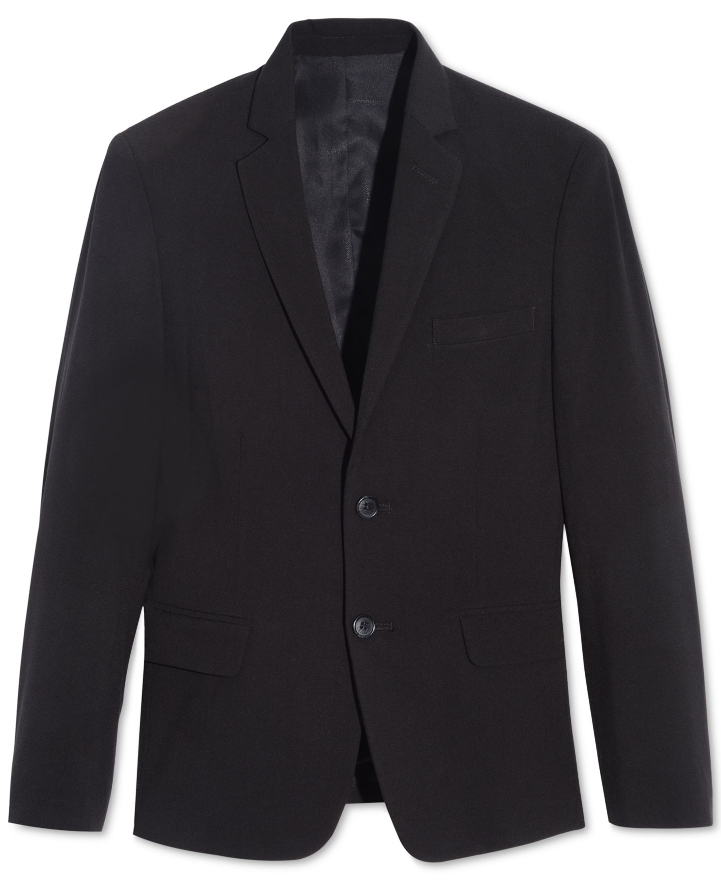 Пиджак Calvin Klein Slim-Fit Stretch Suit Jacket для мальчиков, цвет: Чёрный — фото 8