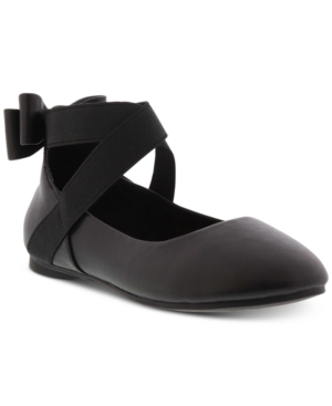 image of Kenneth Cole Little & Big Girls Tap Strappy Ballet Flats