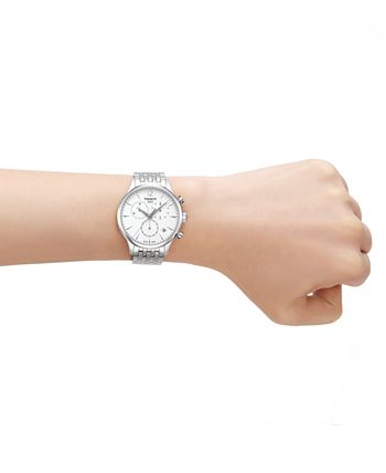Tissot Men s Swiss Chronograph Tradition Stainless Steel Bracelet