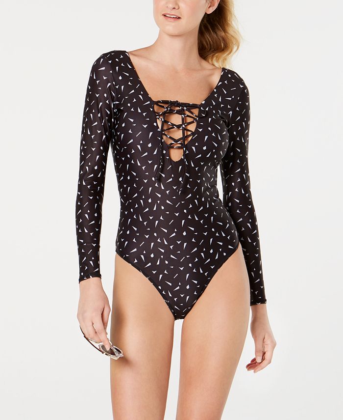 Macy s long sales sleeve swimsuit