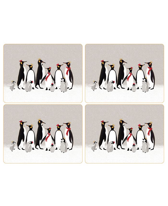 Portmeirion Sara Miller Penguin Set of 4 Placemats Macy's