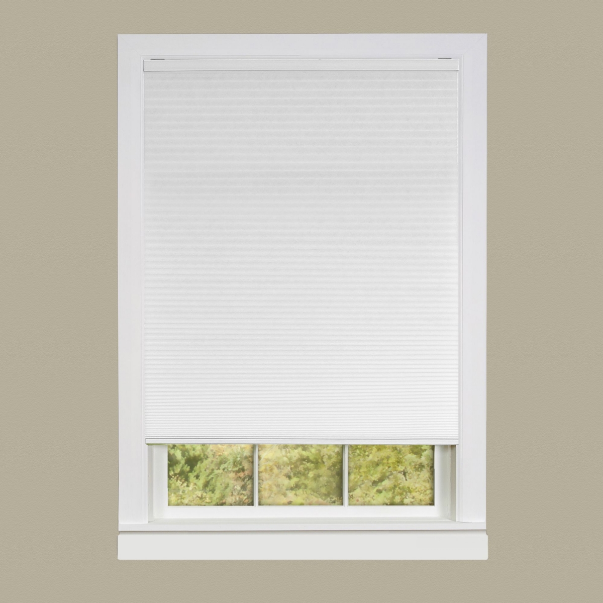 Shop Achim Honeycomb Cellular Cordless Pleated Window Shade, 39" X 64" In White