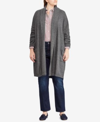 Lauren Ralph Lauren - Plus Size Shawl-Collar Cardigan