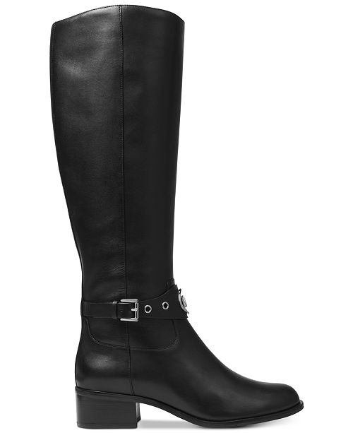 Michael Kors Heather Wide Calf Riding Boots - Boots - Shoes - Macy's