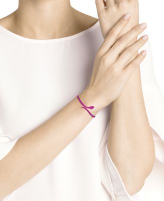 Swarovski Rose Gold-Tone Pavé Snake Bangle Bracelet Macy's