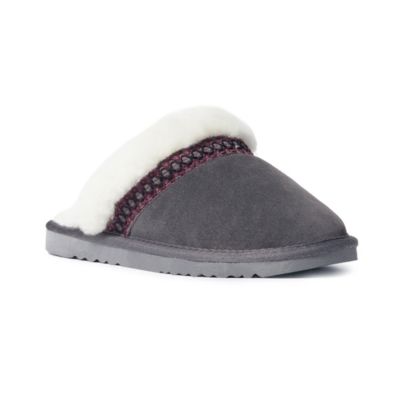 women's suede clogs