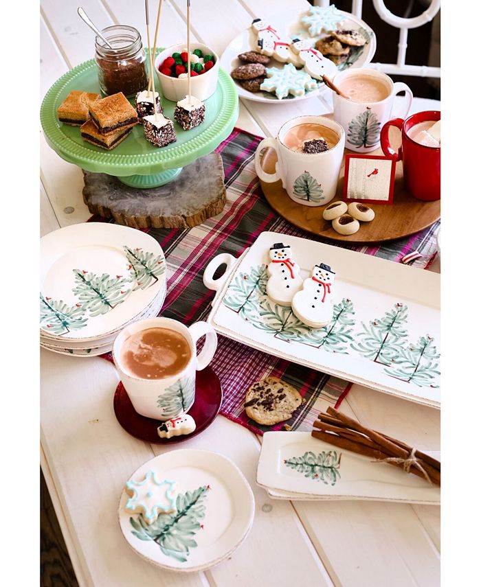 VIETRI ~ Lastra Holiday ~ Oval Platter, Price $168.00 in Charleston, SC from Jeffrey Bannon Ltd