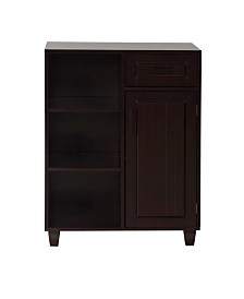 Elegant Home Fashions Delaney Linen Cabinet With 1 Drawer And 3