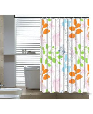 Elegant Home Fashions - Floral Shower Curtain