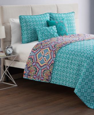 Yara Reversible 5-Pc. Quilt Set, King
