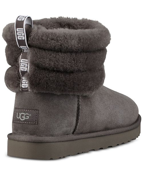 UGG® Women&#39;s Fluff Mini Quilted Boots & Reviews - Boots - Shoes - Macy&#39;s
