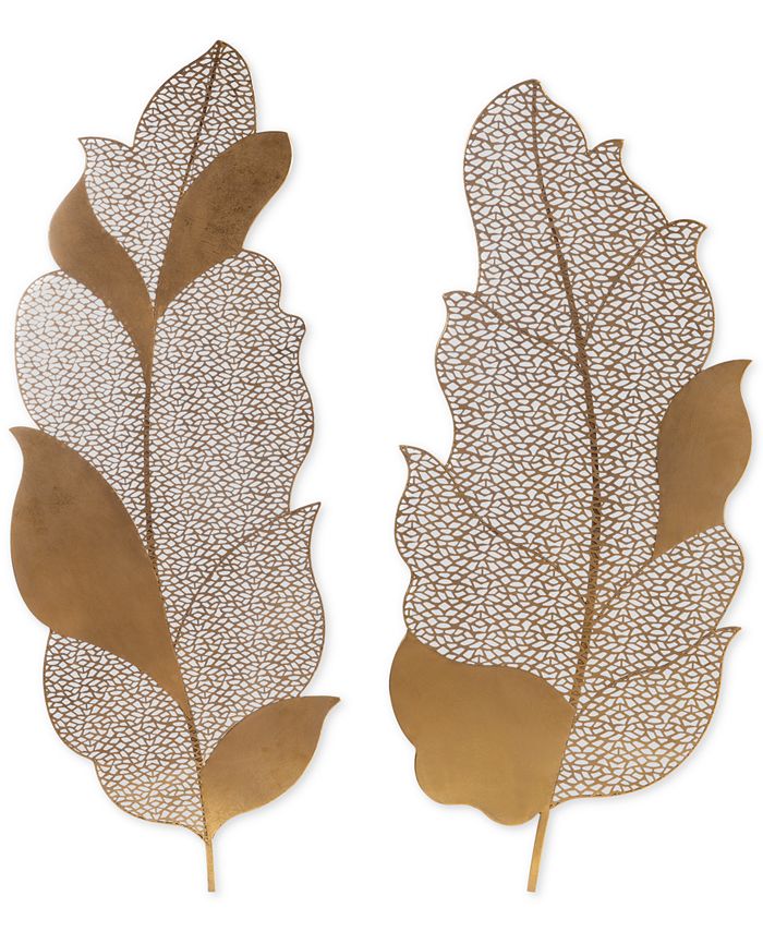 Uttermost - Autumn Lace Leaf Wall Art Set of 2