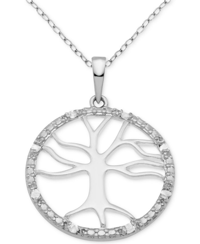Macy's tree discount of life necklace