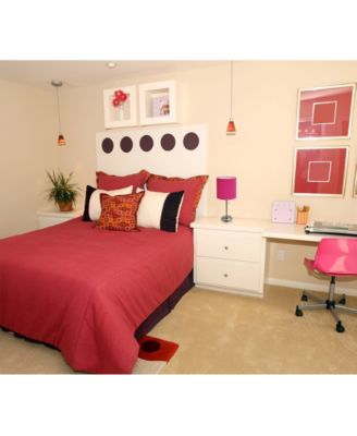 Lime Lights Stick Lamp with Charging Outlet and Fabric Shade