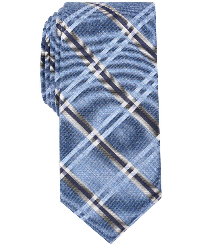 Nautica Men's Rosemont Plaid Slim Tie - Macy's