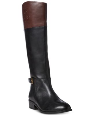 Lauren ralph lauren madisen wide sale calf riding boots