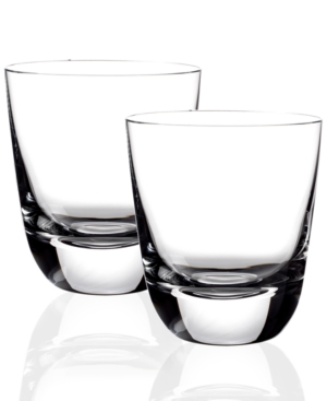 Villeroy & Boch Drinkware, Set of 2 American Bar Straight Bourbon Double Old Fashioned Glasses