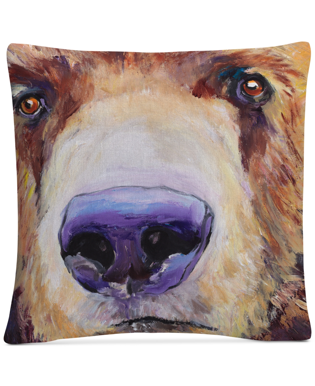 Pat Saunders-White The Sniffer Decorative Pillow, 16 x 16