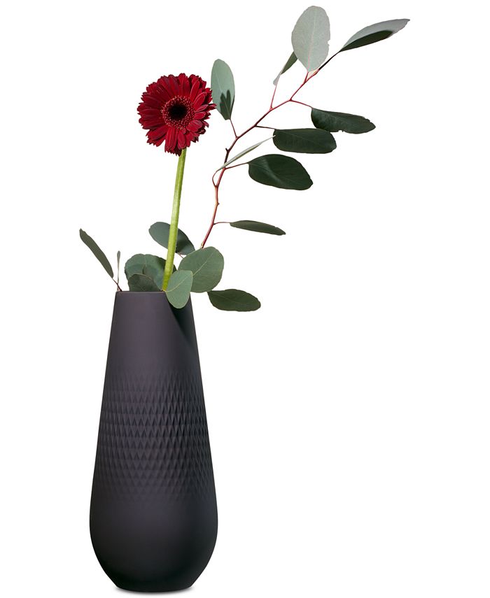 Villeroy & Boch Black Carre Vase NO.3 Macy's