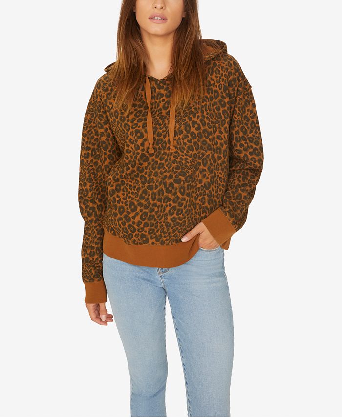 Sanctuary leopard hoodie discount