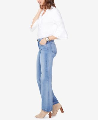 NYDJ Tummy-Control Wide-Leg Jeans