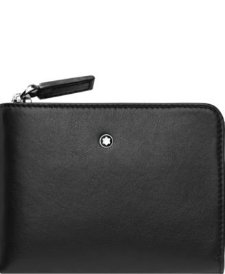 Montblanc Men s Nightflight Black Leather Business Card Holder Macy s