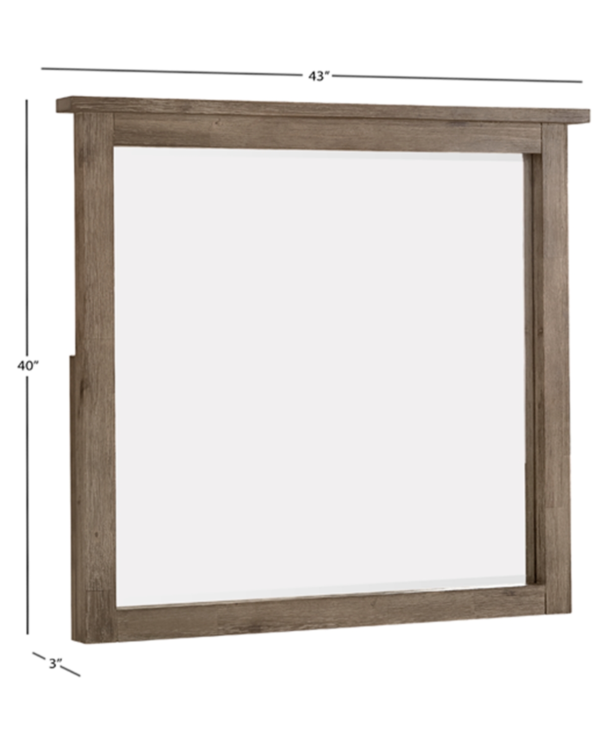 Macy's Closeout! Canyon Landscape Mirror, Created For  In Brown