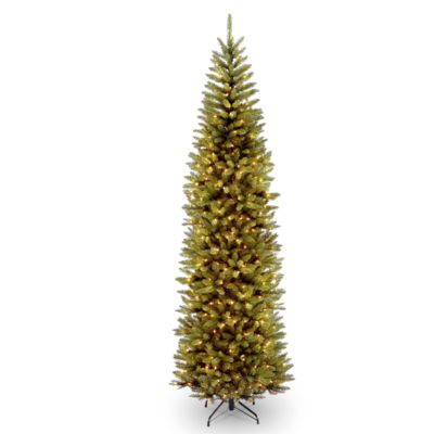 National Tree Company - National Tree 14' Kingswood Fir Pencil Tree with 1300 Clear Lights