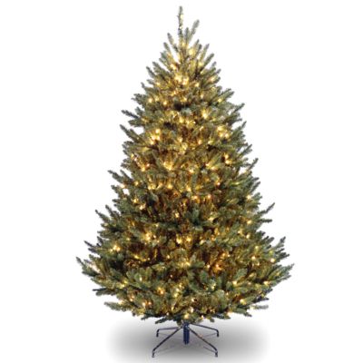 National Tree Company - National Tree 7 .5' Natural Fraser Med.Fir Hgd.Tree With 1000 Clear Lights