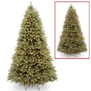 National Tree 6 5' Feel Real(R) Downswept Douglas Fir Hinged Tree with 750 Dual Color(R) Led Lights+ PowerConnect(Tm) System-9 Functions