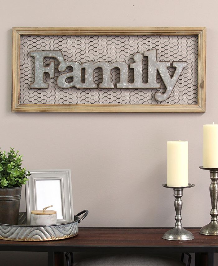 Stratton Home Décor Stratton Home Decor Framed Family Wall Sign Macy's
