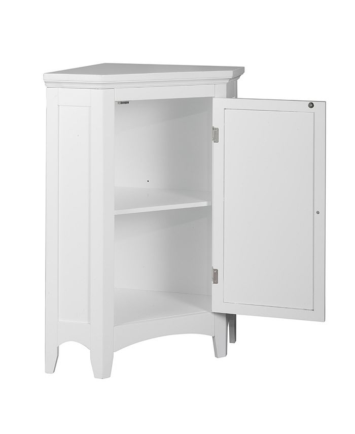 Elegant Home Fashions Slone Corner Floor with 1 Shutter Door