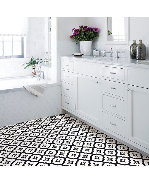 Brewster Home Fashions Comet Peel And Stick Floor Tiles Reviews