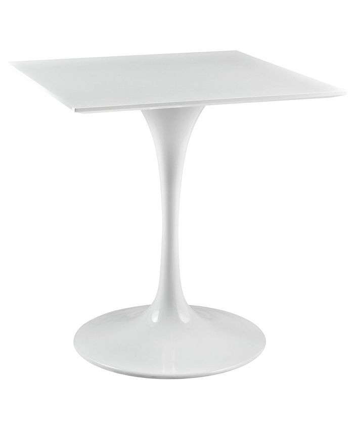 Modway Lippa 28" Square Wood Top Dining Table Macy's