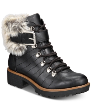 image of Sun + Stone Jojo Cold-Weather Lug Sole Boots, Created for Macy-s Women-s Shoes