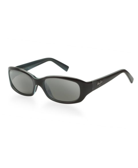 Женские солнцезащитные очки Maui Jim Punchbowl Polarized Sunglasses, 219, цвет: Чёрный / Серый