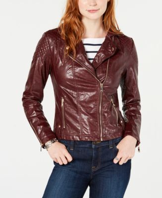 Tommy Hilfiger Quilted Moto Jacket, Created for Macy's & Reviews ...