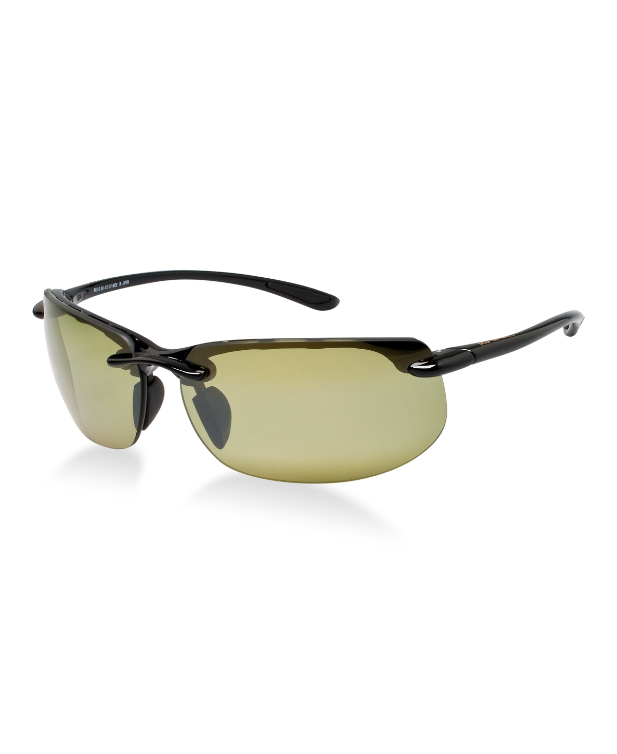 Maui Jim Banyans Polarized Sunglasses , 412 In Black,green