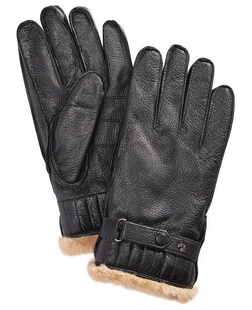 Barbour Men's Leather Utility Gloves Hats, Gloves & Scarves Men