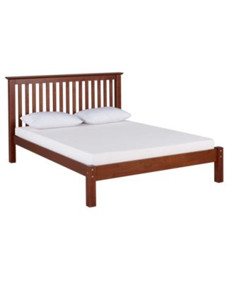 Alaterre Furniture - Barcelona Queen Bed, Chestnut