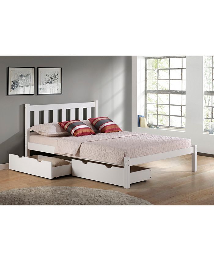 Alaterre Furniture Poppy Full Bed with Storage Drawers Macy's