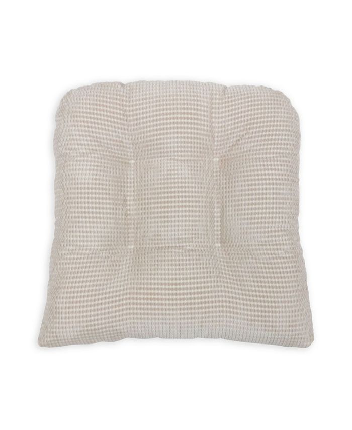 Arlee - Tyler Chair Pad Seat Cushion, Memory Foam, Non-Skid Alloy Gray