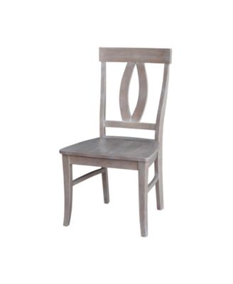 International Concepts Cosmo Chair - Washed Finish, Set of 2