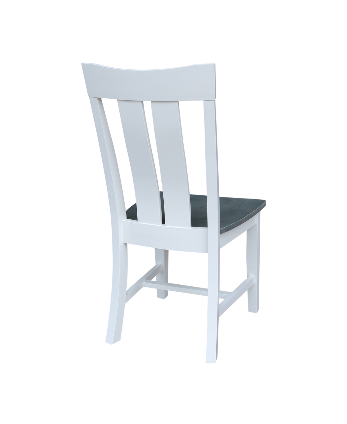 Shop International Concepts Ava Chair, Set Of 2 In White,heather Gray