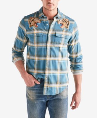 Lucky Brand - Men's Tiger Plaid Shirt