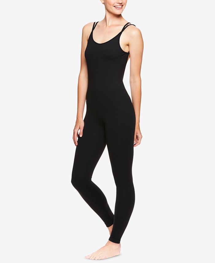 Gaiam X Jessica Biel Strappy Yoga Jumpsuit - Macy's