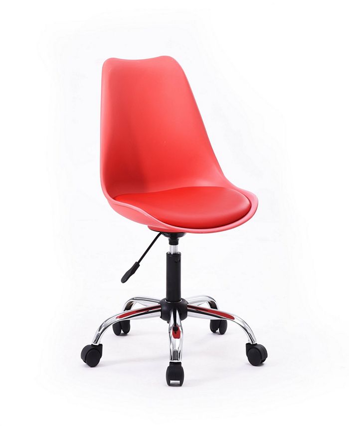 Hodedah Armless Office Chair with Seat Cushion Macy's